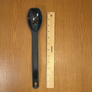 Rubbermaid vintage Black Slotted Spoon 12.5”